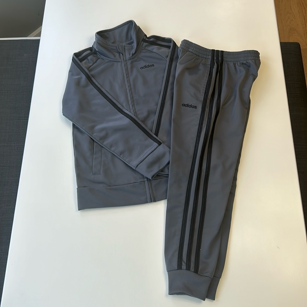 Adidas Gray track suit